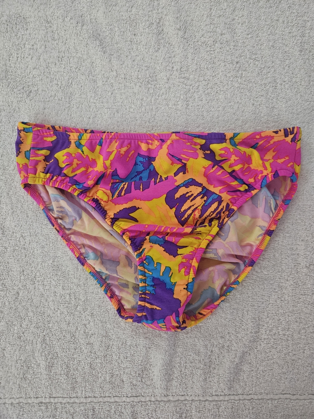 NWOT Venus Neon Tropical Abstract Bikini Bottoms Size 6